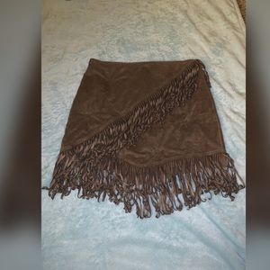 1. State Suede Skirt